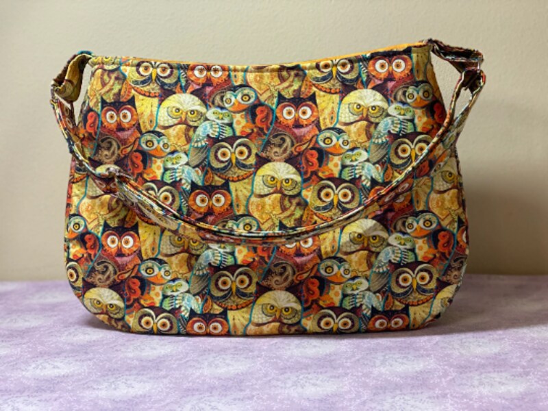 Owl Purse, Fall purse, cross body bag, autumn bag, gifts for her, shoulder bag, fall wardrobe, handmade,cross body bag, Active